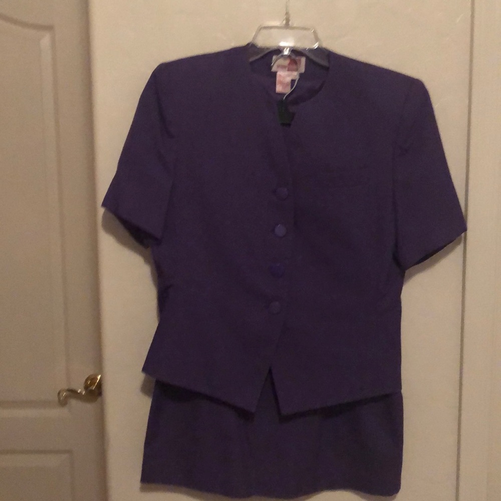 Purple 2 Piece Suit